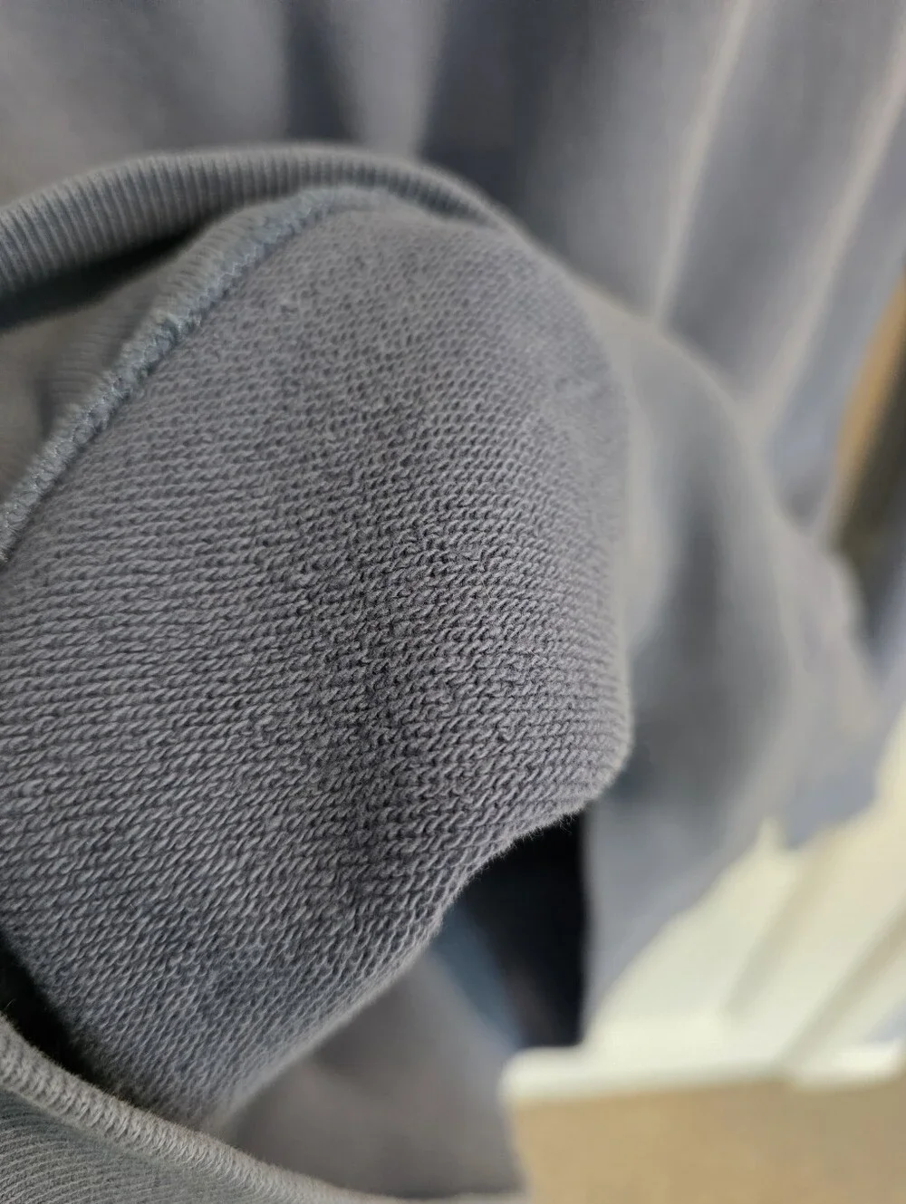 J.Crew Garment Dyed Hoodie Men's M Slate Blue Knit Goods